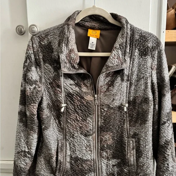 Ruby Rd. | Jackets & Coats | Ruby Rd Gray Teddy Jacket Cozy And Stylish ...
